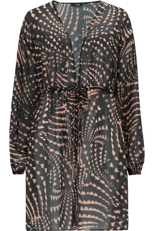Pour Moi Kimono de plage en mousseline recyclée à mini manches nouées40