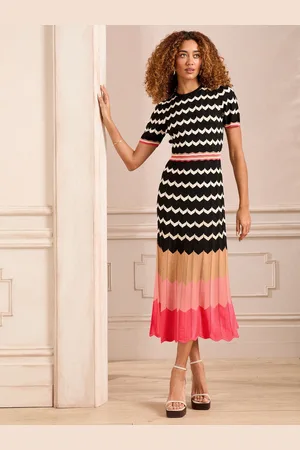 Love & Roses Peignoir Manches Courts mi-long en maille44