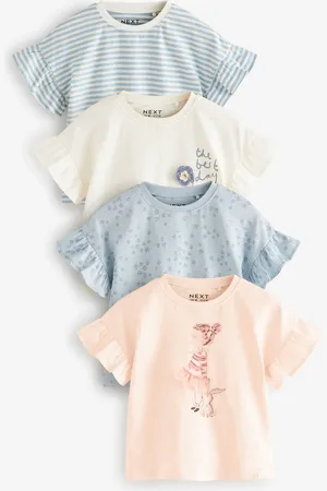 Next T-shirt Manches courtes 4 Pack (3mois-7ans)6 - 7 ans (116 - 122cm)
