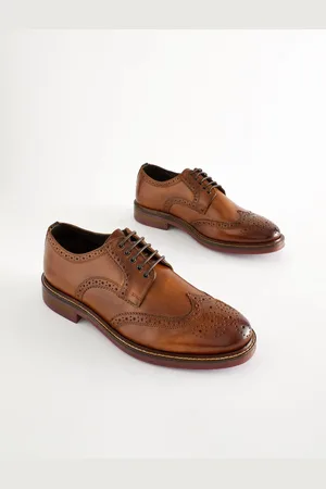 Next Chaussures Brogues épaisses à semelle contrastante en cuir