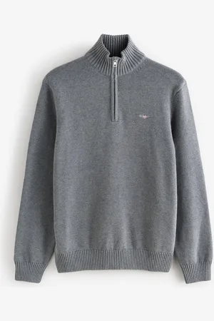 GANT Pull décontracté en coton à encolure zippéexxlarge