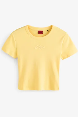 HUGO BOSS Baby Logo Cropped 100% Cotton T-ShirtPetit