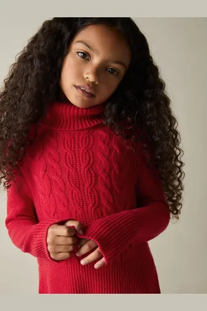 Reiss Carina Wool-Blend Cable-Knit Roll-Neck Jumper6 - 7 ans (116 - 122cm)