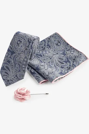 Next Ensemble texturé cravate, pochette et épingleTAILLE UNIQUE