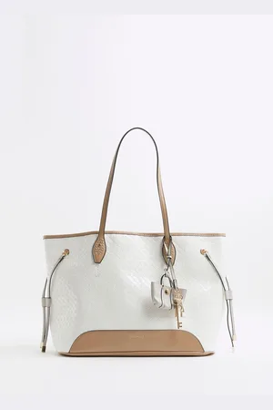 River Island Sac shopper à nouer sur le côté en reliefun