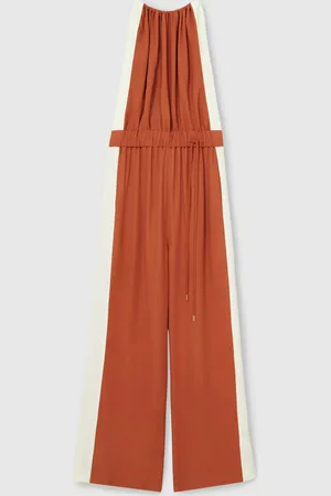 Reiss Inez Colour-Block Rope-Cord Jumpsuit42