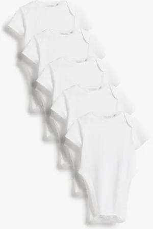 Next Hip Dysplasia Short Sleeve 100% Cotton Bodysuits 5 Pack5lb (44cm)