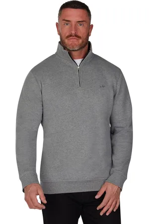 Raging Bull Grey Classic Quarter Zip Sweat JumperXL