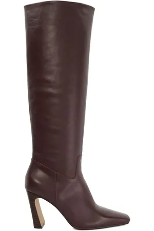 Dune Sliding Chisel Toe Angle Knee High Bottes