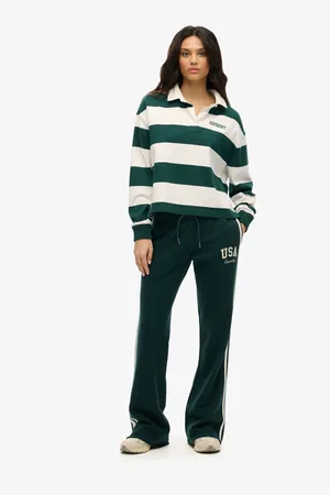 Superdry Athletic Essentiel Rayure Flare 100% Coton Joggers42