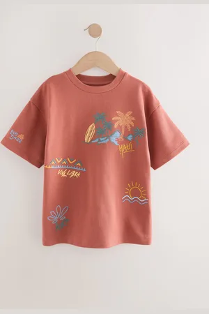 Next Textured Relaxed Fit 100% Cotton Short Sleeve T-Shirt (3-16yrs)11 ans (146cm)