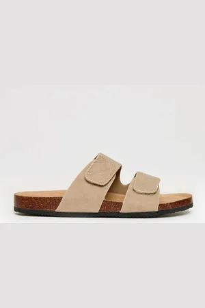 Threadbare Faux Suede Two Strap Sandalsr. u.11eu45