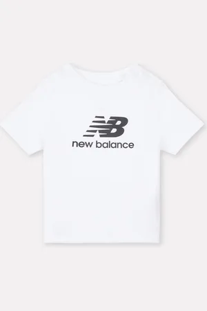 New Balance Kids Jersey Stacked Logo 100% Cotton T-Shirt8692cm
