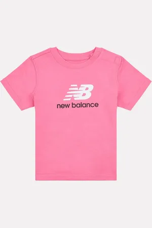 New Balance Kids Stacked Logo 100% Cotton T-Shirt8692cm