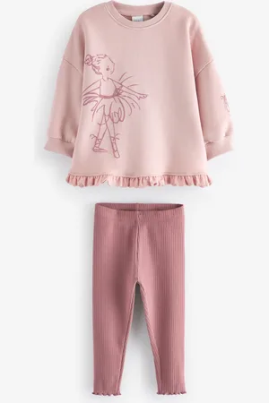 Next Chandail à ourlet volant & Leggings (3mths-7yrs)12 - Mois 18 (80 - 86cm)