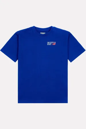 New Balance Kids Athletic Chaussures Back Graphic 100% Cotton T-shirt140146cm