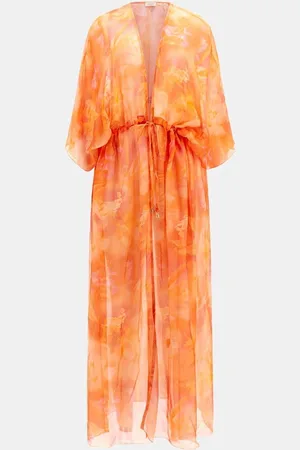 Guess Floral Print Long Kimono DressMédium