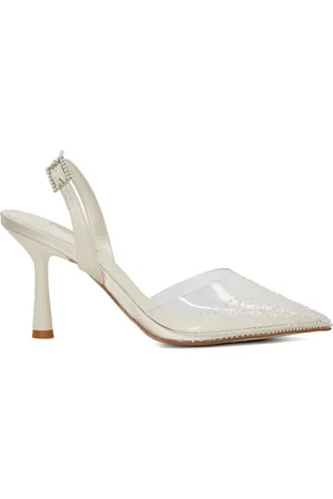 Dune Divinely Sea Pearl Mariage Slingback talons