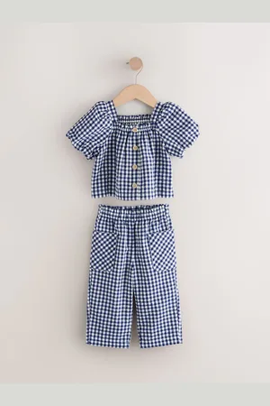 Next Gingham Trousers & Top Set (3mths-7yrs)104110cm