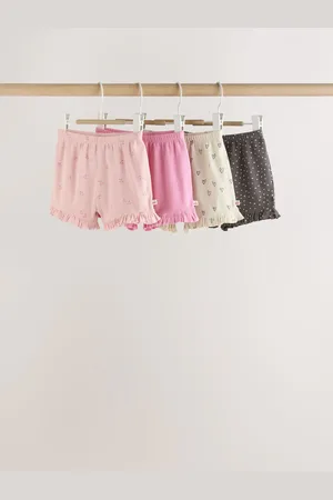 Next Frill Hem Baby Shorts 4 Pack8692cm