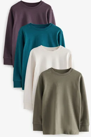 Next 100% Coton Manches longues Cosy T-shirt 4 Lot (3-16ans)9 ans (134cm)