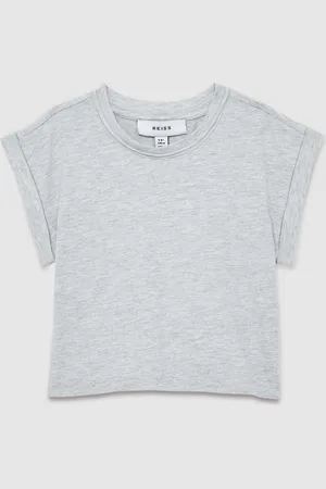 Reiss Terry Cotton Jersey Cropped T-Shirt4 - 5 ans (104 - 110cm)