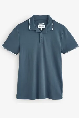 Threadbare Polo Contrast Revere à col 100% cotonlarge