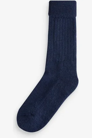 Craghoppers Chaussettes de randonneur en laine bleue3.5