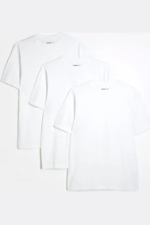 River Island Lot de t-shirts coupe classique 3XXL
