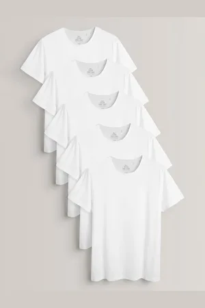 Next 100Sous-vêtements % coton T-shirt 5 LotS