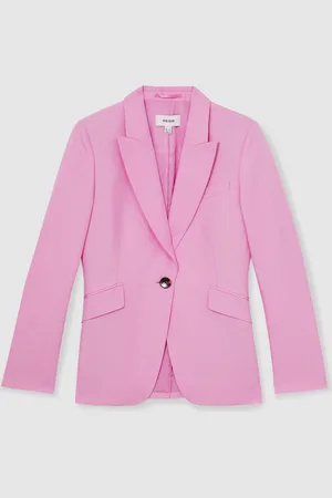 Reiss Veste de costume Raine à boutons simples avec lin