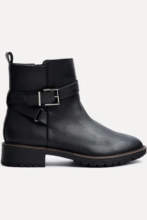 Linzi Edie Coupe large Buckle Detail Ankle Bottes