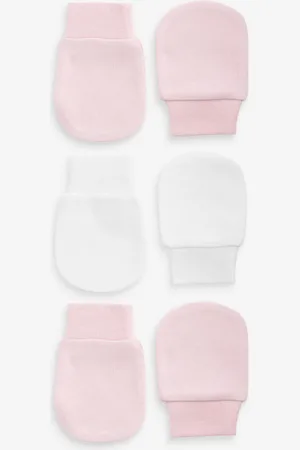 Next Gants à gratter Bébé 100% coton 3 LotUn an
