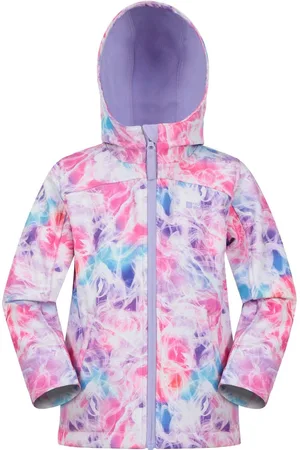 Mountain Warehouse Exodus II Kids Printed Water Resistant Softshell Jacket (Veste Softshell résistante à l