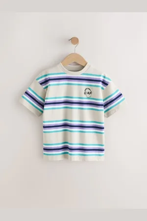 Next Rayure Relaxed Fit Manches courtes T-shirt (3-16yrs)116122cm