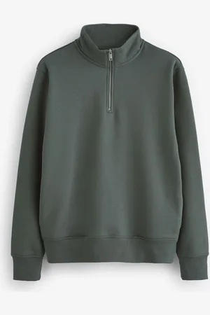 Next Jersey Cotton Rich Quarter Zip Sweat-shirt5XL