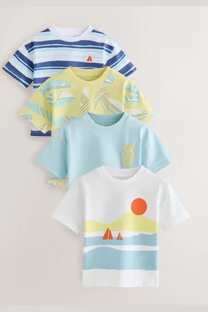 Next T-shirt Manches courtes 4 Pack (3mois-7ans)110116cm