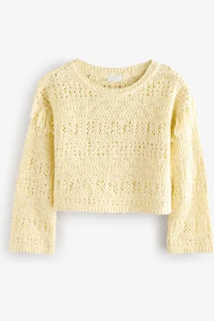 Next Pull Tassle Crochet 100% coton (3-16ans)6 ans (116cm)