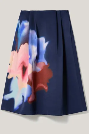 Jigsaw Dreamy Floral Print Volume Skirt44