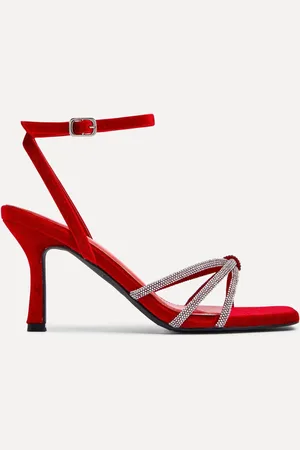 Linzi Polly - Sandales à talons stiletto avec naud de diamants