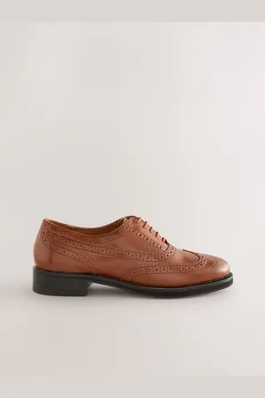 Next Forever Comfort Slim Leather Formal Brogue À lacets Chaussures