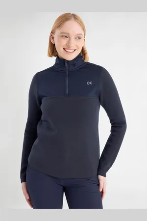 Calvin Klein Cecily Hybrid Quarter Zip Chandail40