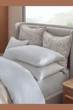 Next Set of 2 N. Premium 100% Linen PillowcasesPaire ménagère