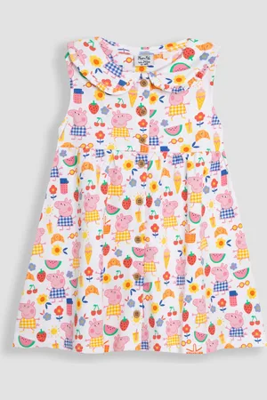 JoJo Maman Bébé Peppa Pig Button Through Dress8692cm