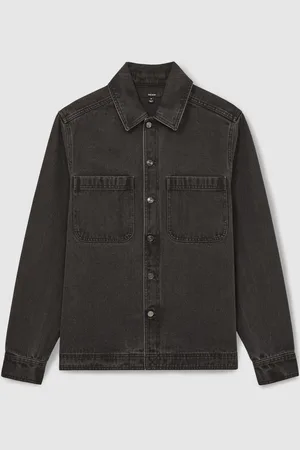Reiss TORE Surchemise en coton-Denim boutonnéXL