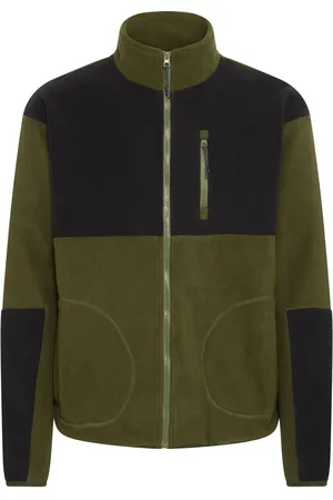 Blend Colour Block Zip Through Fleecexxlarge
