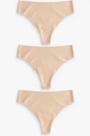 Under Armour String extensible 100% coton No Show Pure 3 LotM