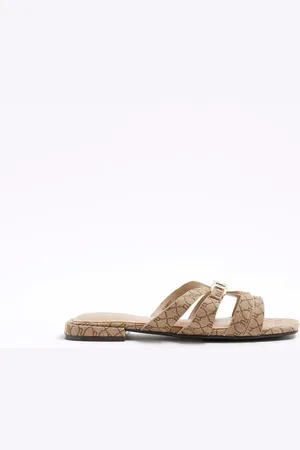 River Island Strappy Chaussures plates Muleseu42