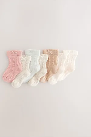 Next Paquet de chaussettes torsadées pour bébé 7 (0mois-2ans)Première taille (50cm)