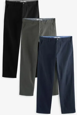 Next Lot de 3 pantalons chinos stretch droits38W x 29L (UK 38 S)